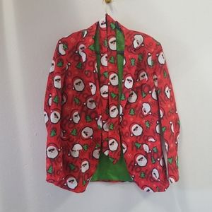🆕️Mens Santa Blazer Coat & Tie Size M